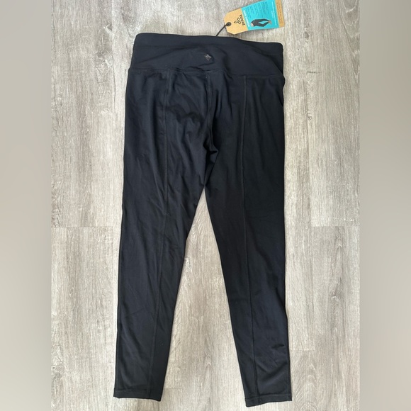 Prana Momento Mid-Rise Leggings Black Sz Medium - Picture 6 of 8